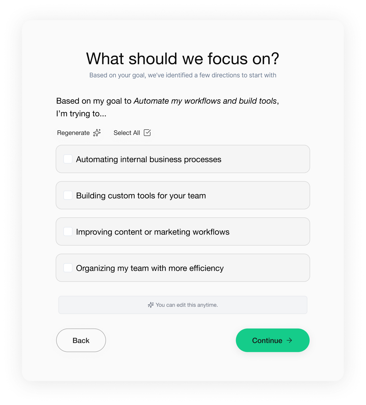 Onboarding flow examples