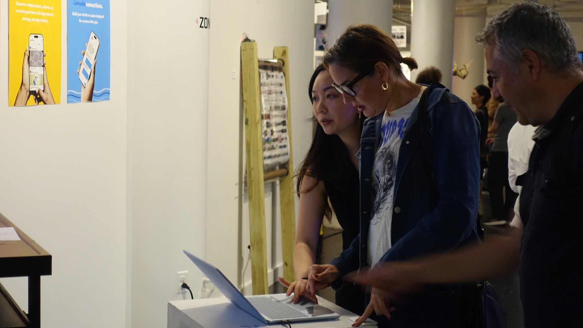 Salona pop-up show at the MFA thesis exhibition