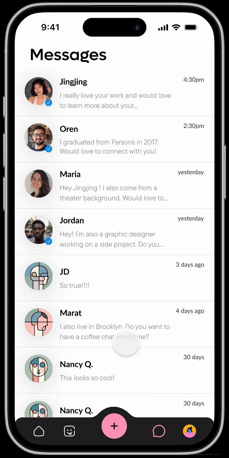 One-at-a-time discovery — viewing a single person